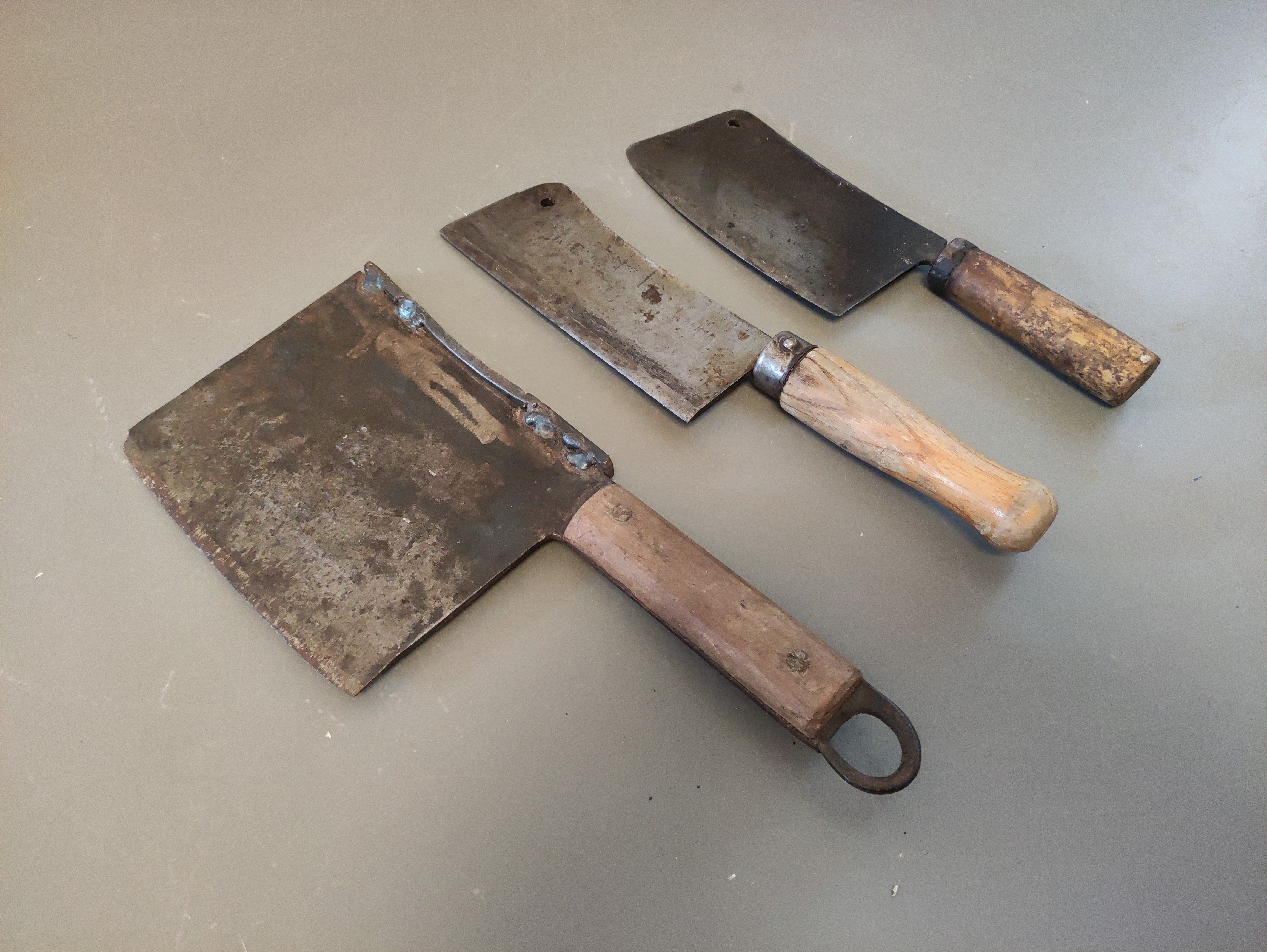 cuchillo carnicero metal madera alt 27_5-30-5-32_5 1u